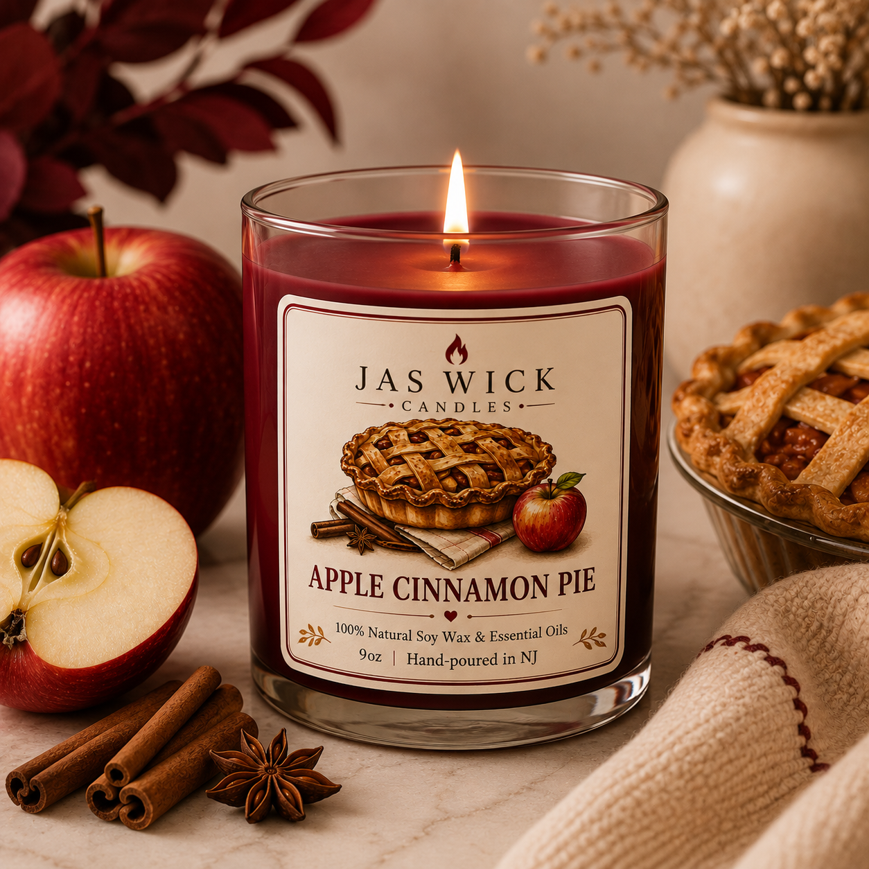 🍎 Apple Cinnamon Pie