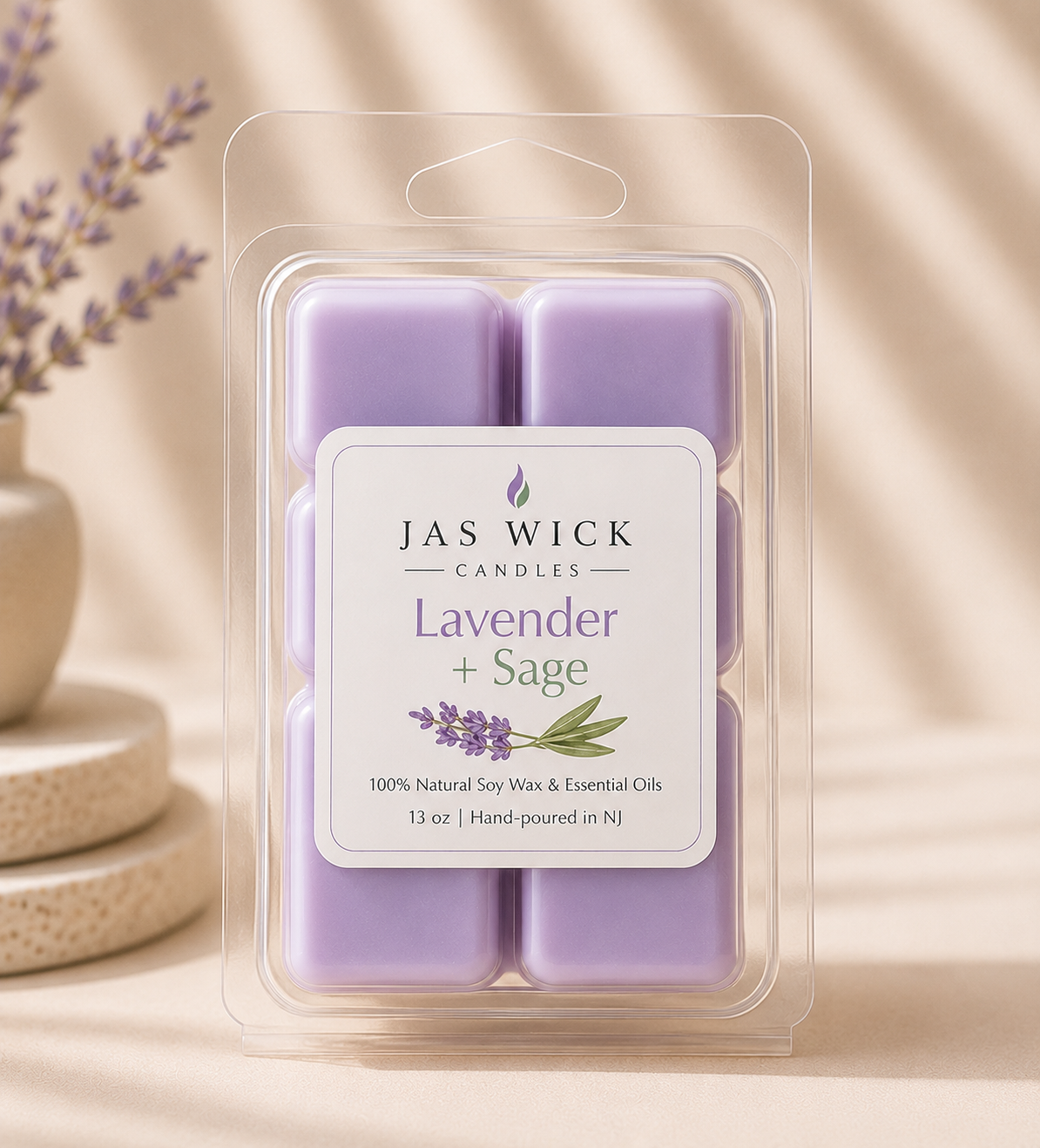 🌱 Lavender + Sage Candle 13oz