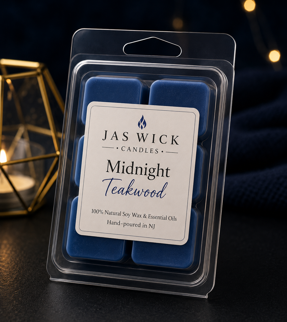 🌚 Midnight Teakwood Wax Melts