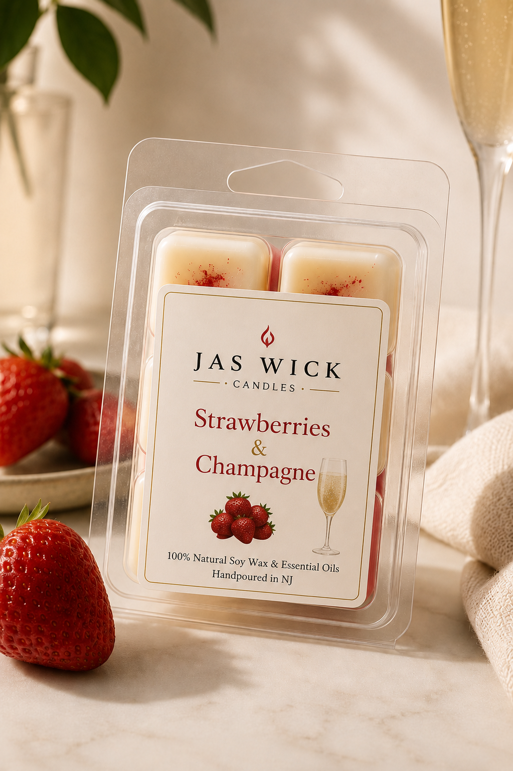 🍓 Strawberries & Champagne Wax Melt