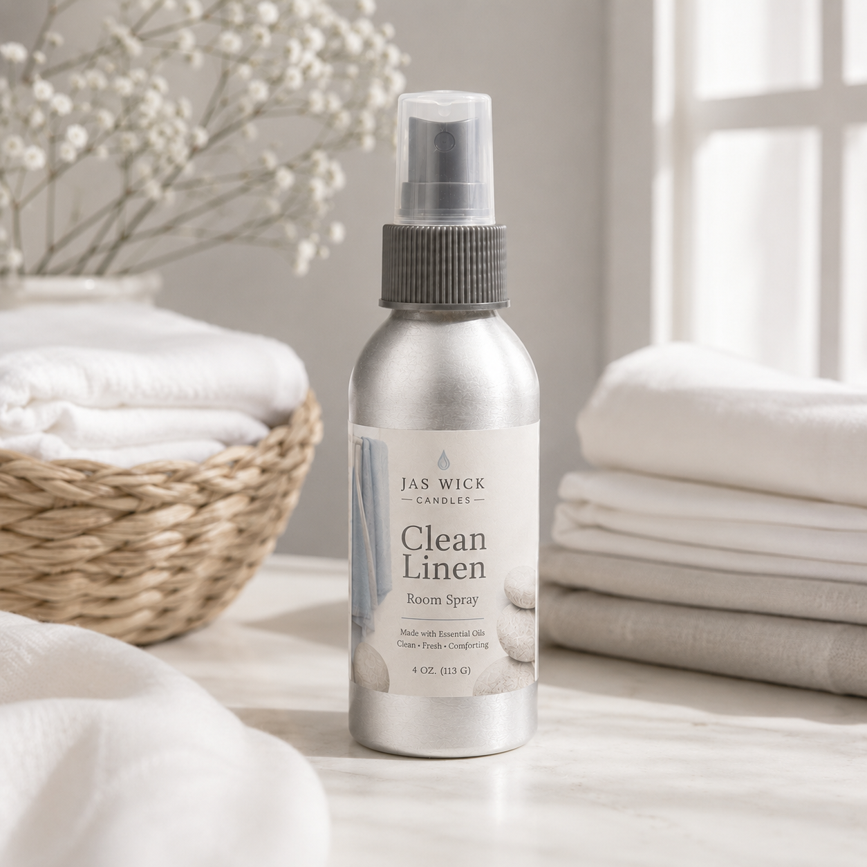 🫧 Clean Linen 4oz. Room Spray