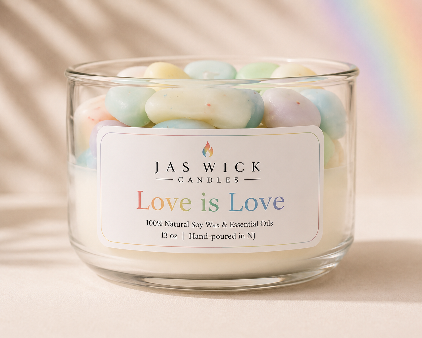 🌈 Love is Love Candle 13oz