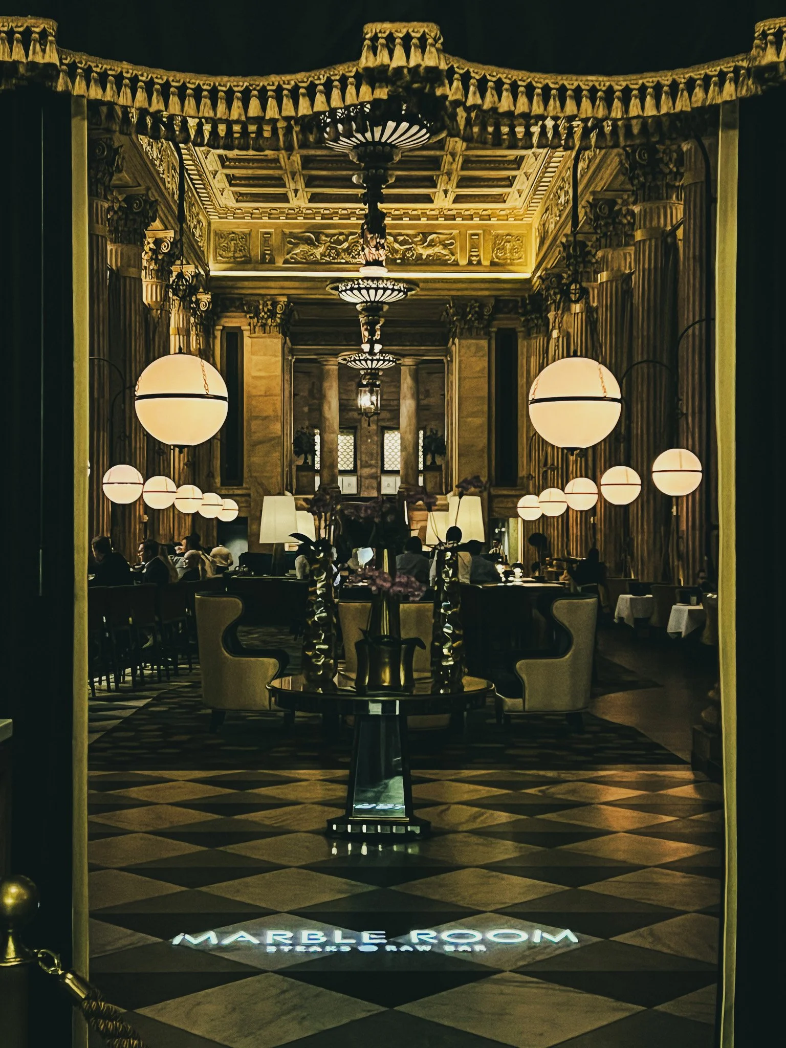 Marble Room - A Historic Bank Repurposed as a Beautiful Restaurant