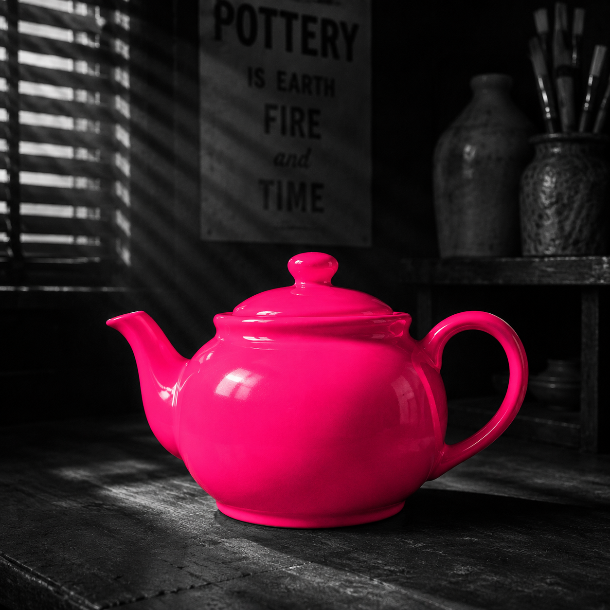 The Case of the Neon Teapot