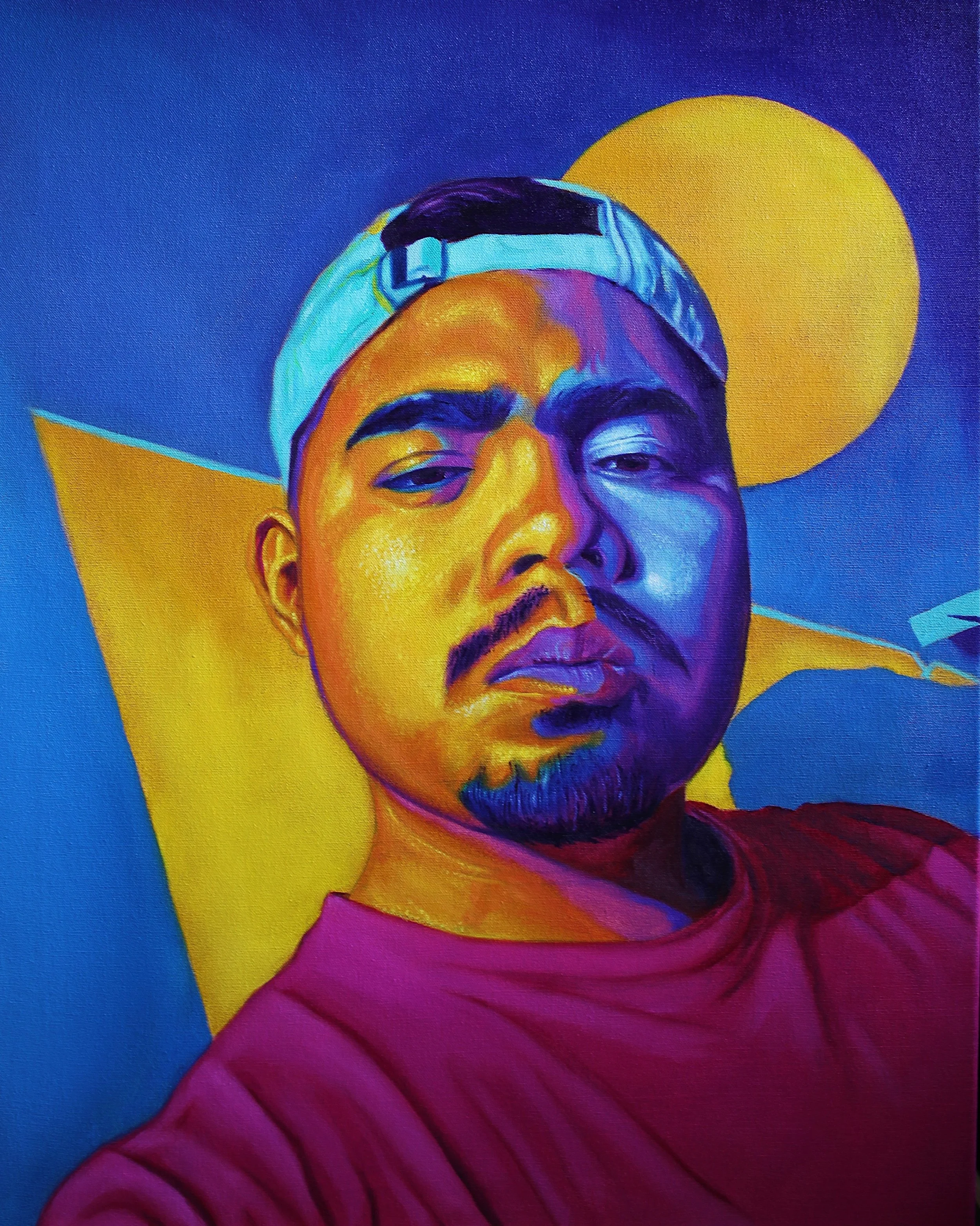 "2020: New Reality" (2020), Oil on Canvas, 24" x 30".