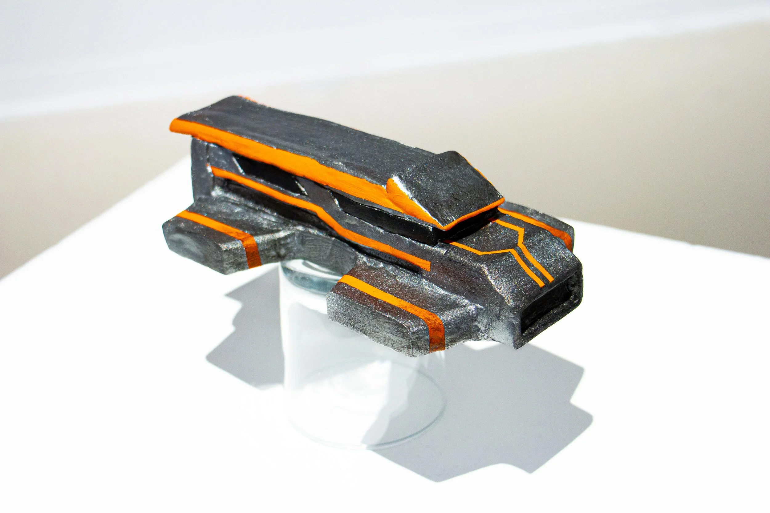 Installation shot of "JPNY" (2022) in IMAGINED WORLDS (two-person exhibition with Olivia LaFoy) at the Gales Gallery, 2023.