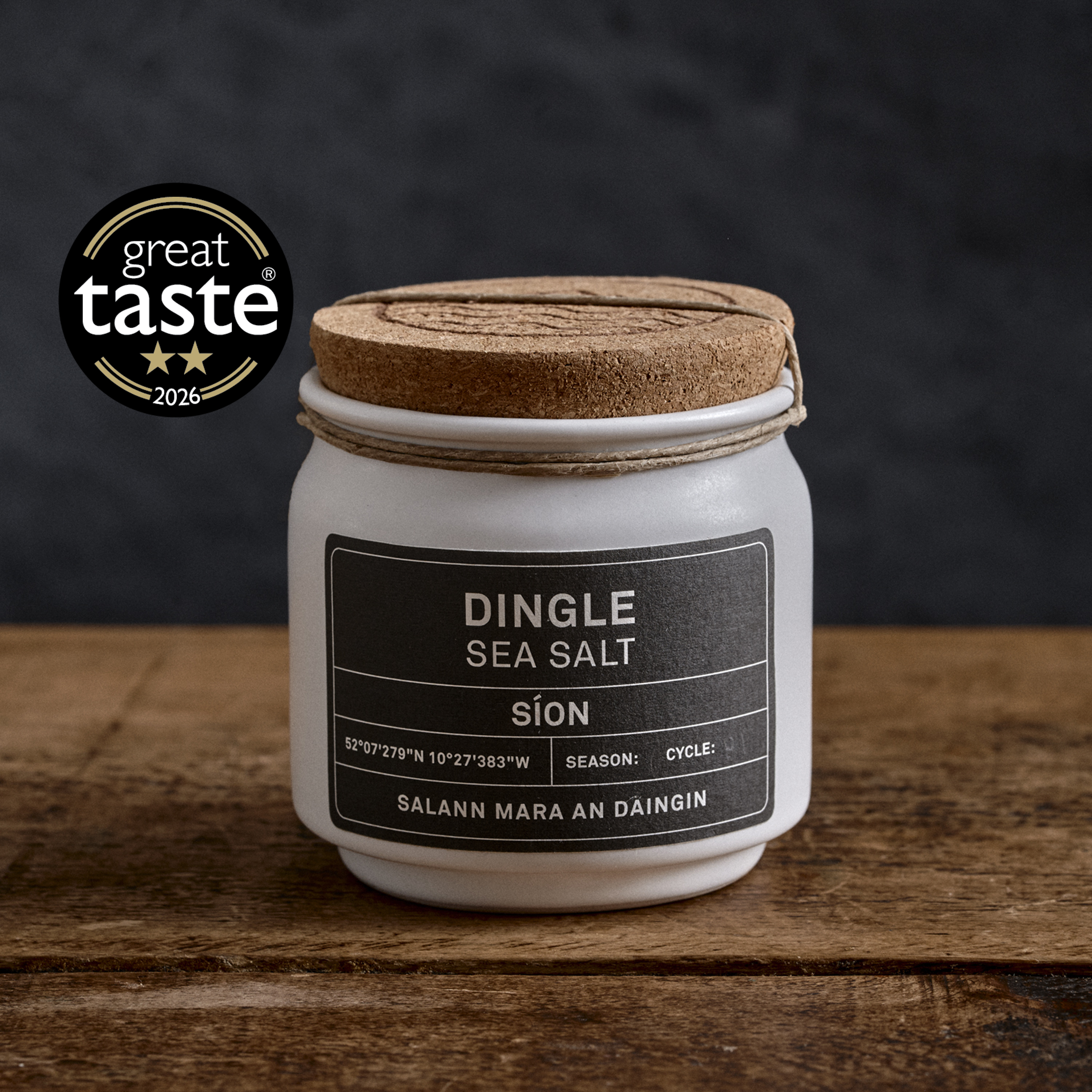Síon sea salt & pepper blend - Ceramic jar