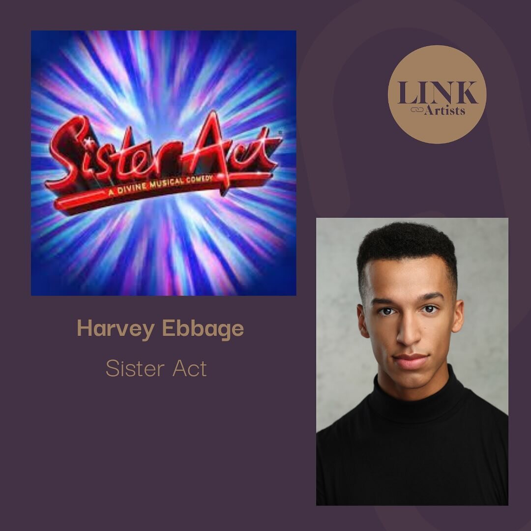 Our incredible @harveyebbage has opened in @sisteractsocial UK Tour as Clemont cover TJ, Joey and Eddie. He&rsquo;s such a talent and will be so wonderful in this production. Can&rsquo;t wait to watch him in action ⭐️⭐️⭐️