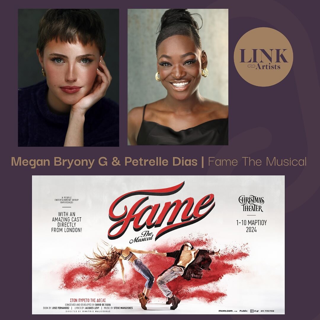 Our beautiful @petrelledias and @_megangibbs_ have started rehearsals for FAME the musical which will be heading to Athens. Both such incredible talents who will be wonderful in this show. ⭐️⭐️⭐️