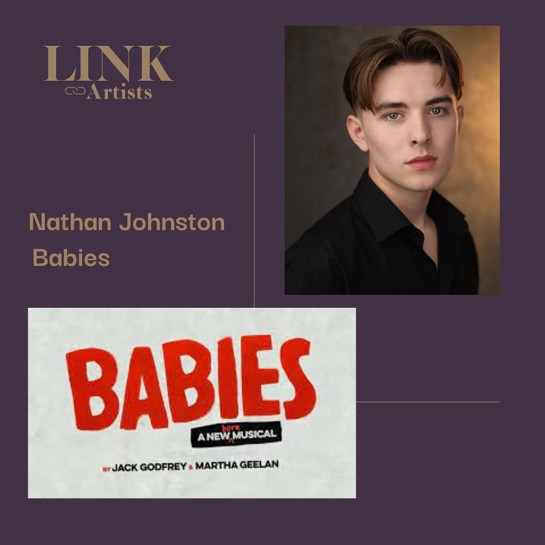 Our incredible @nathanjohnstonnn plays Jacob in @babiesmusical at @theotherpalace This piece is perfect for Nathan and he&rsquo;ll be so brilliant. Can&rsquo;t wait to see him shine in this ⭐️⭐️⭐️