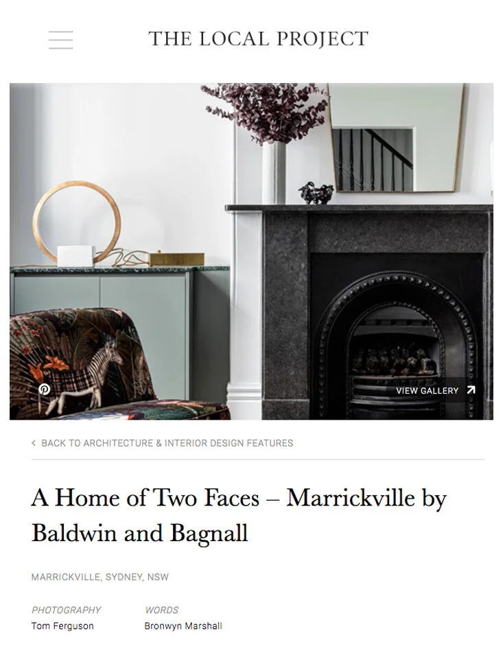 Marrickville Terrace - The Local Project