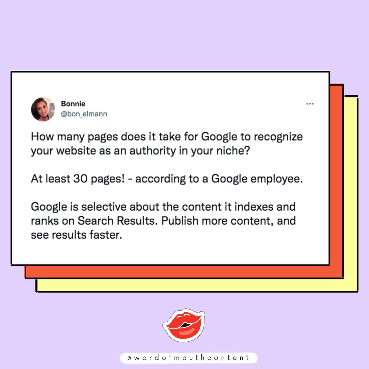 Want Google to notice you? 👀

Here is some advice John Mueller, webmaster at Google. 

It will take time for Google to know who you are and consider you an authoritative site. Get on their radar quicker by publishing more articles on a specific topi