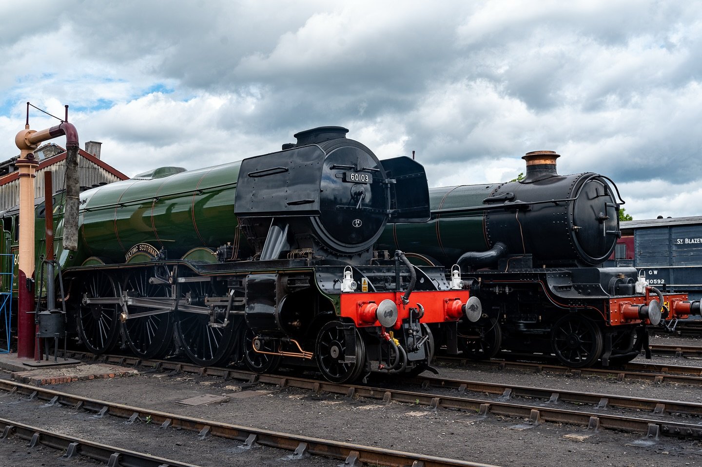 A step back in time at Didcot Railway Centre!
Caught the legendary Flying Scotsman and the beautiful Pendennis Castle up close &mdash; a real treat for any steam enthusiast.
The sounds, the steam, the history&hellip; it was like standing in a living 