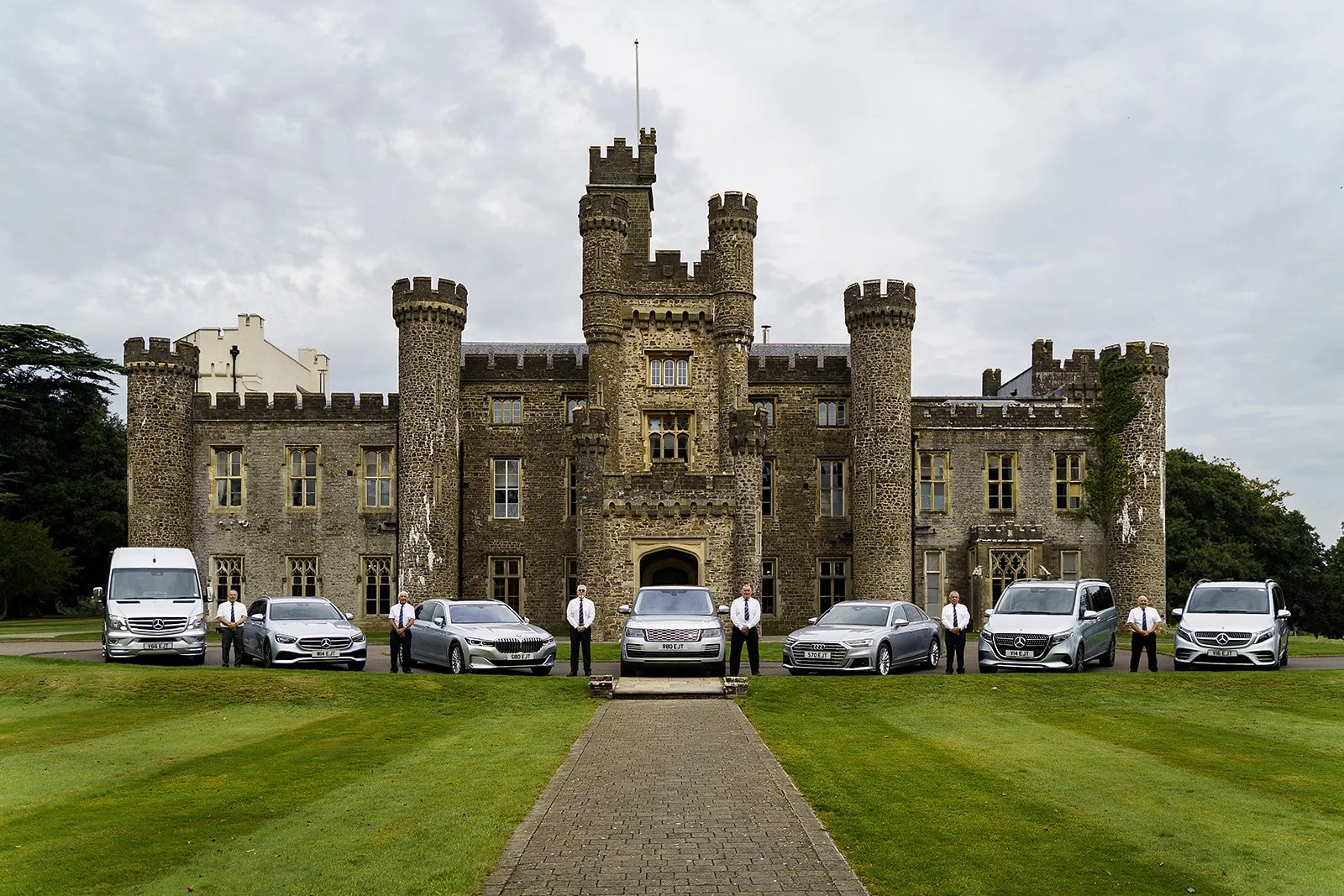 Luxury on Location: Brand Shoot with Executive Cars Wales at Hensol Castle