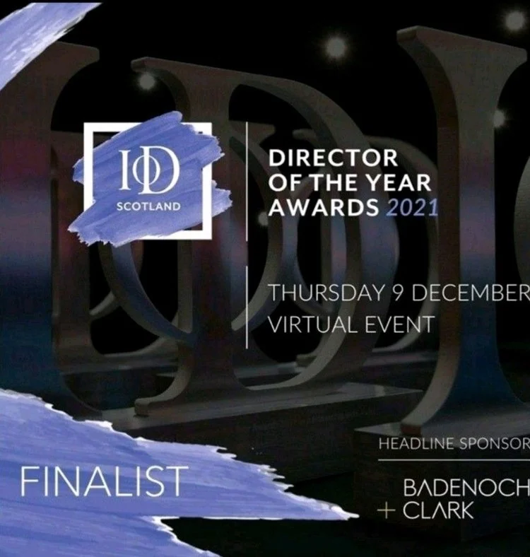 Toni Scullion, Finalist in the Institute of Directors awards Regional Director of the Year - Glasgow &amp; West of Scotland