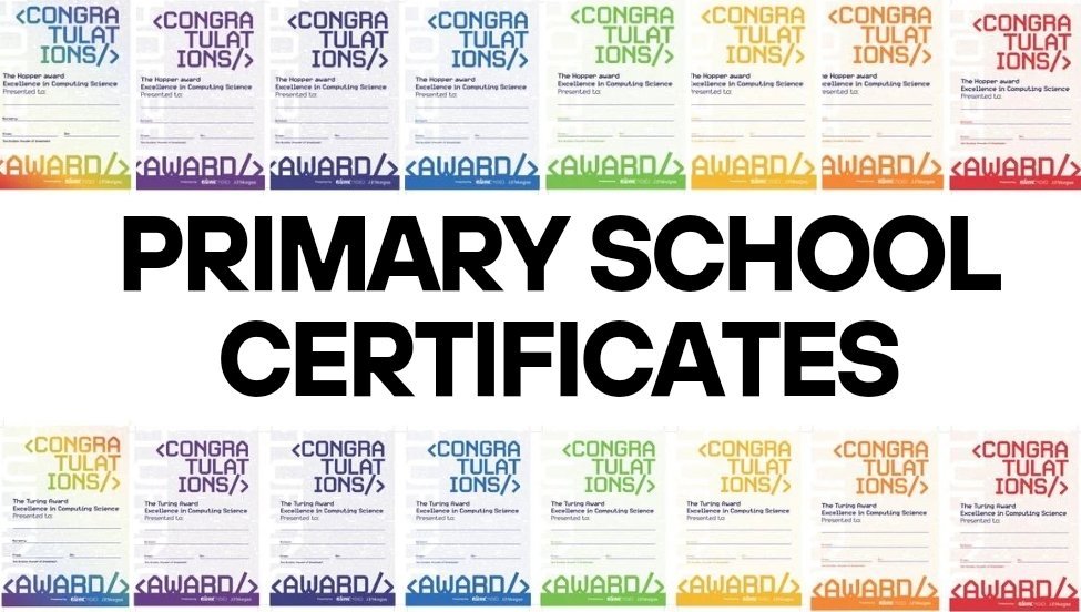 Hopper and Turing Certificates for Primary schools</span>