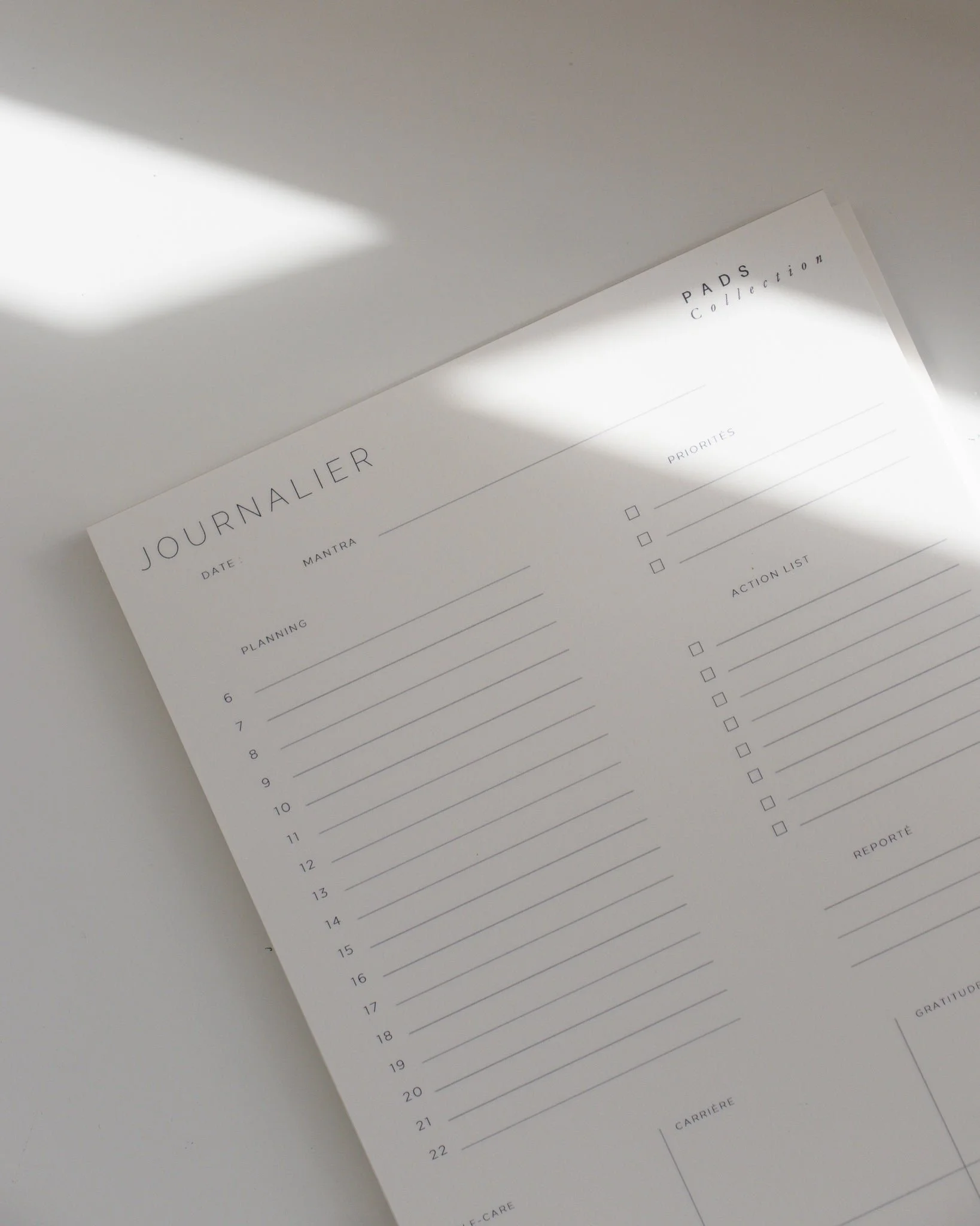 PAD Journalier