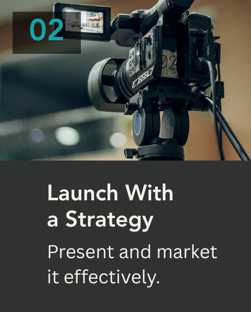 Professional video camera used to market a home for sale