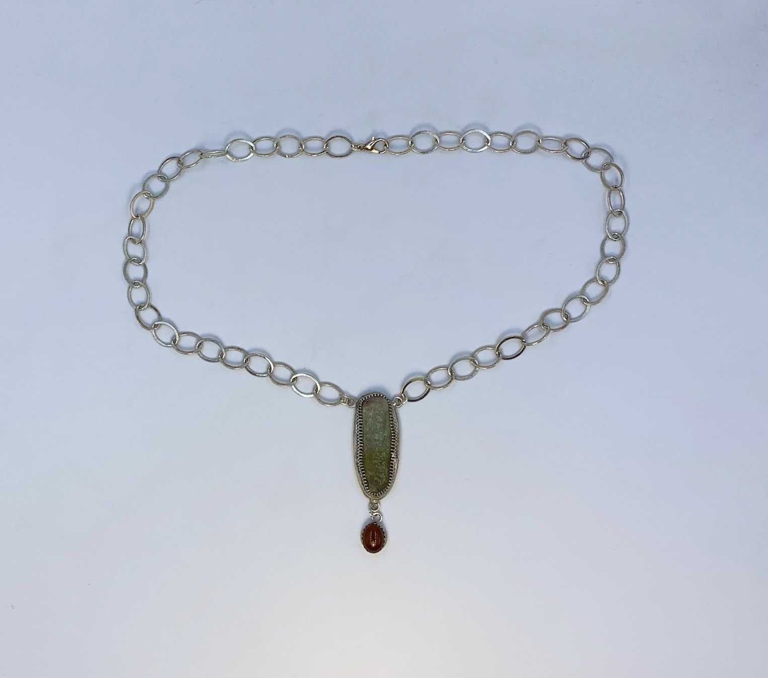 Green Calcite and Carnelian%0A3 2.jpeg