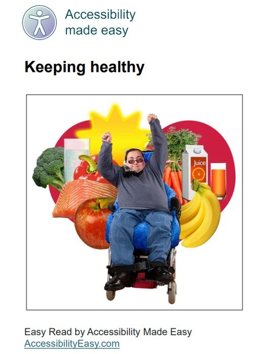 Keeping healthy easy read