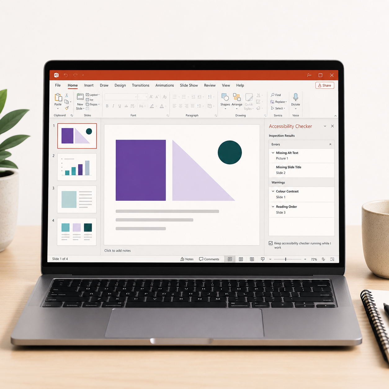 Accessible PowerPoint presentations
