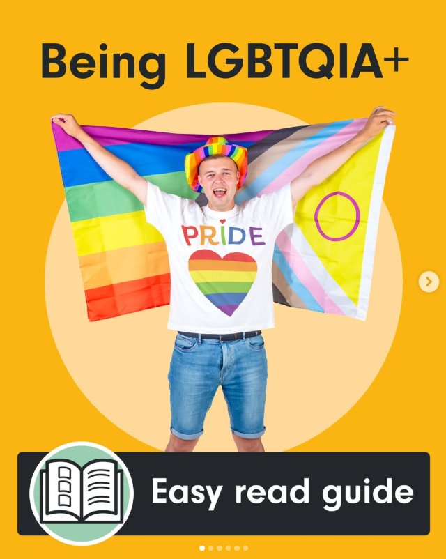 Being LGBTQIA+ easy read guide