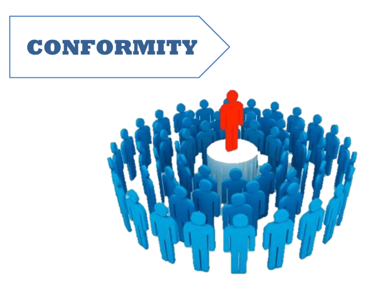 &nbsp;Conformity and Obedience: Can be a danger to society!