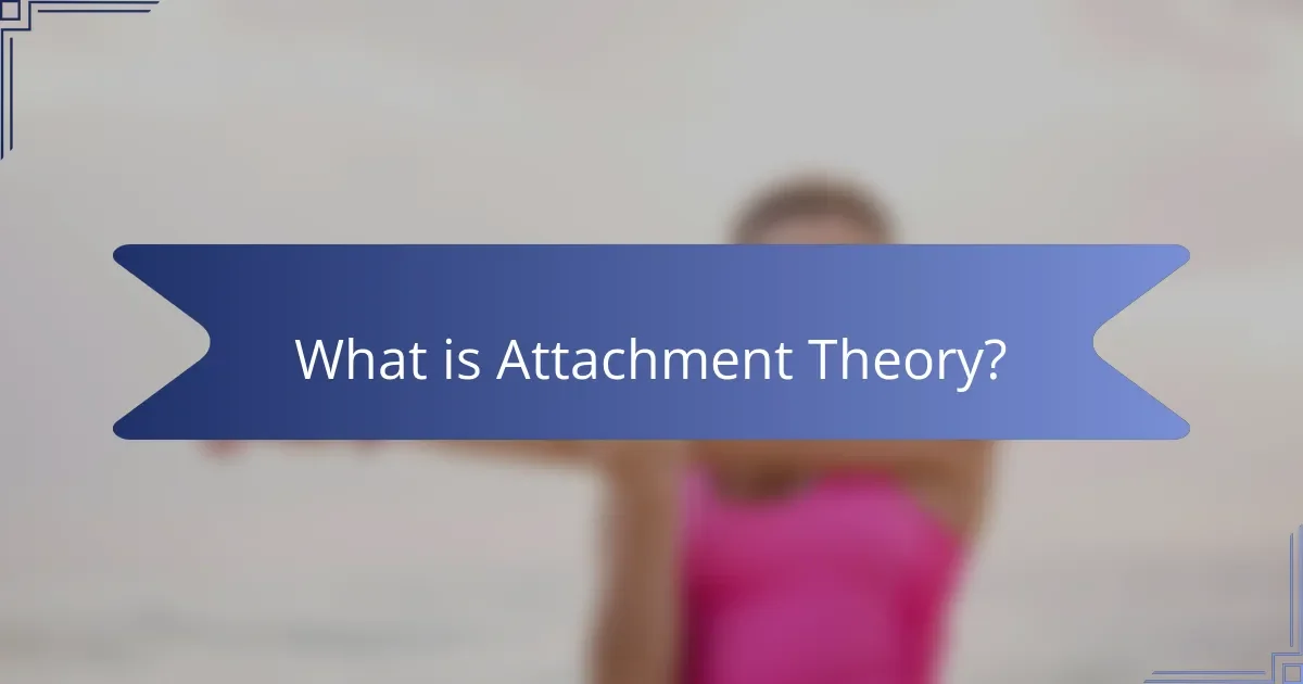 The development of infant attachmentand the impact of deprivation in early childhood