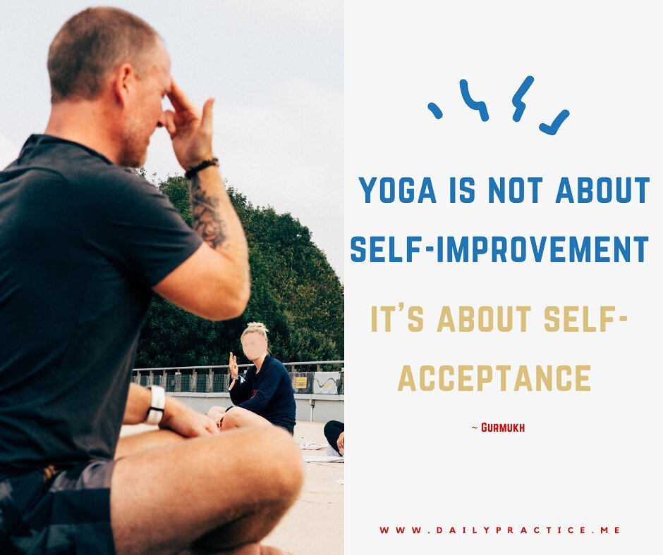 ✨YOGA ✨

Yoga is not about self-improvement.  It&rsquo;s about self-acceptance ☺️🙏

~ Gurmukh

Try to make time for yoga this week - Follow the link in my bio, or DM me, to book a class!
.
.
. 
.
#Yoga #yogaeverydamnday #yogalove #yogainspiration #y