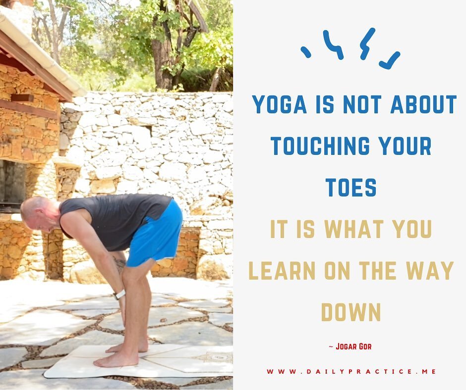 ✨YOGA ✨

Yoga is not about touching your toes, it is what you learn on the way down! ☺️🙏

~ Jogar Gor

Make time for yoga this week - Link in bio, or DM me, to book a class!
.
.
. 
.
#Yoga #yogaeverydamnday #yogalove #yogainspiration #yogagirl #yoga