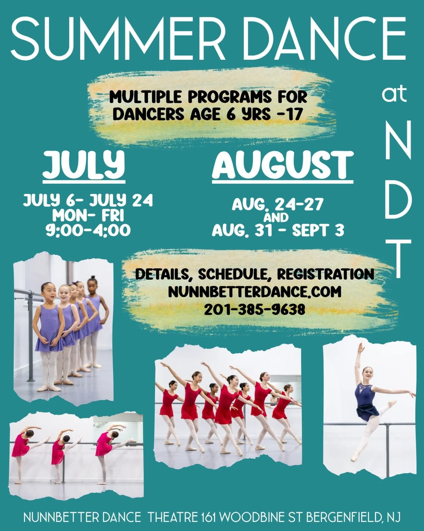 Starting next week&hellip; I do and registration online. #nunnbetterdancetheatre #ballet #summerdancecamp #summerballet #bergencountycamps