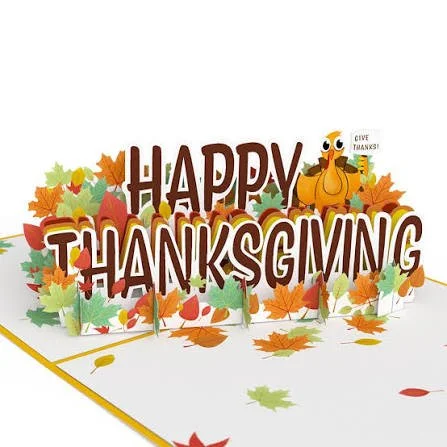 Studio Closed Thanksgiving Break