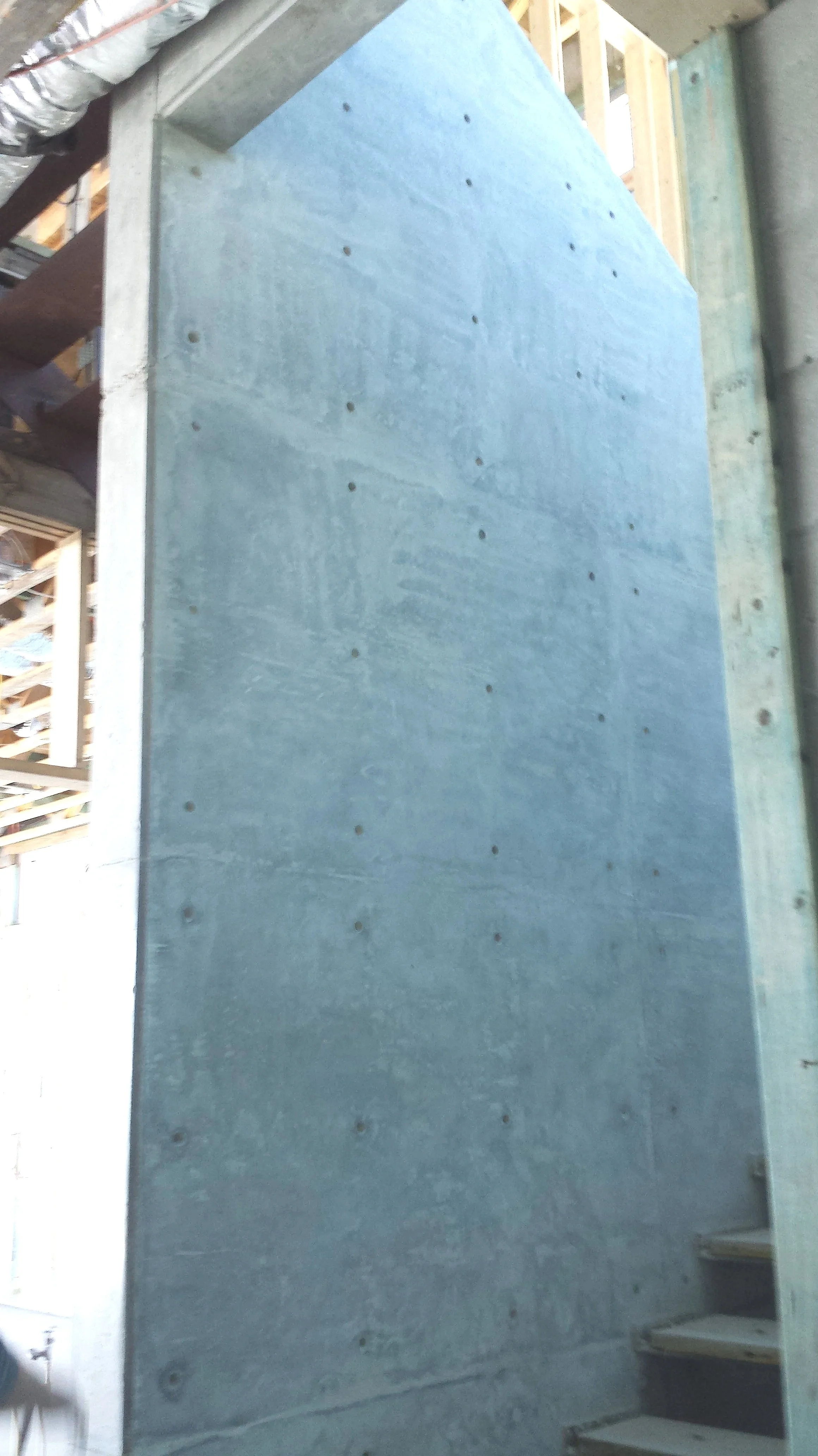 Before Polishing 45 ft wall