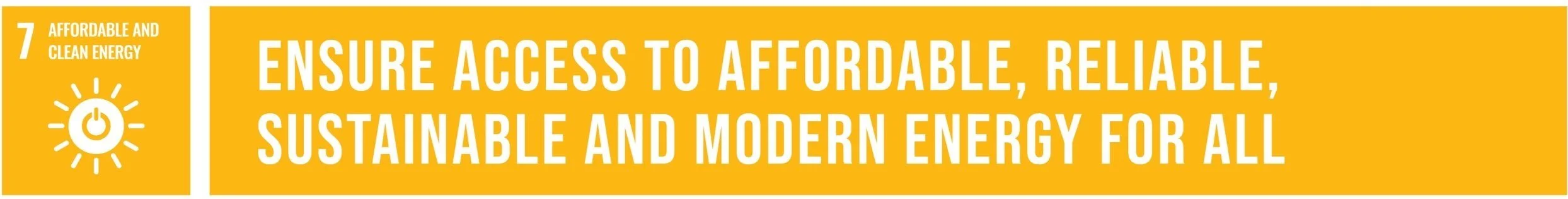 UN SDG 7: Affordable and clean energy