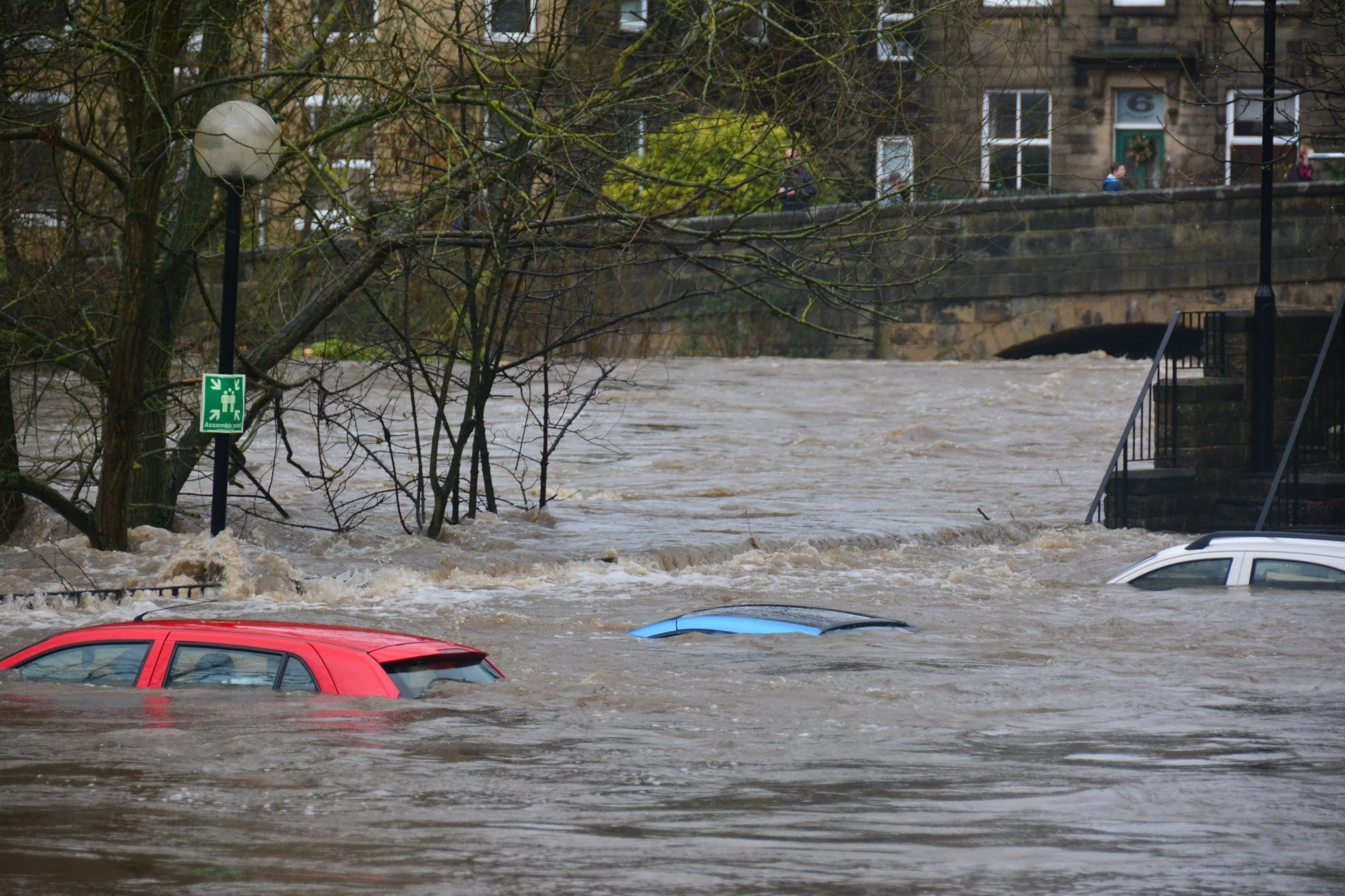Major flooding as high as cars