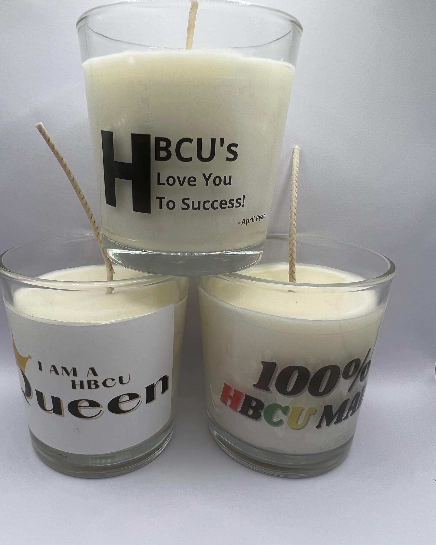HBCU is Black History - check out HBCU custom labels above by clicking on the candles to get yours now! Or visit us at Jarecandles.com