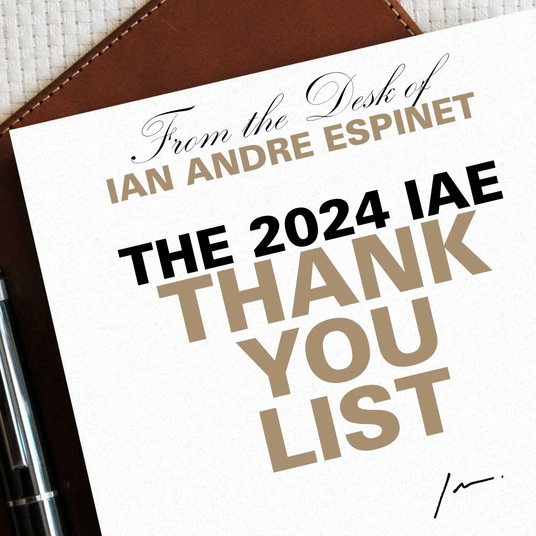 the iae 2024 thank you list
