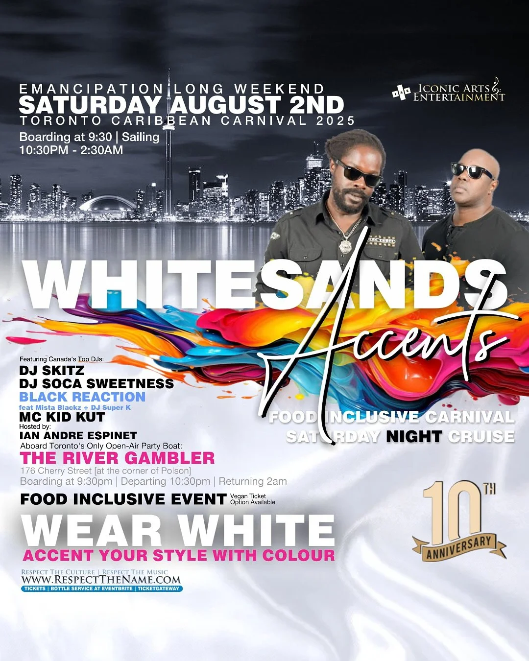 🔊 IT&rsquo;S BLACK REACTION TIME!!!!!

THE REGGAE &amp; DANCEHALL POWERHOUSES 🇯🇲 DJ SUPER K &amp; MISTA BLAXX are bringing the AUTHENTIC REGGAE VIBES to Toronto Carnival Saturday! 🔥

Legends of the dance and vibes masters from:
🎶 Moments of Life