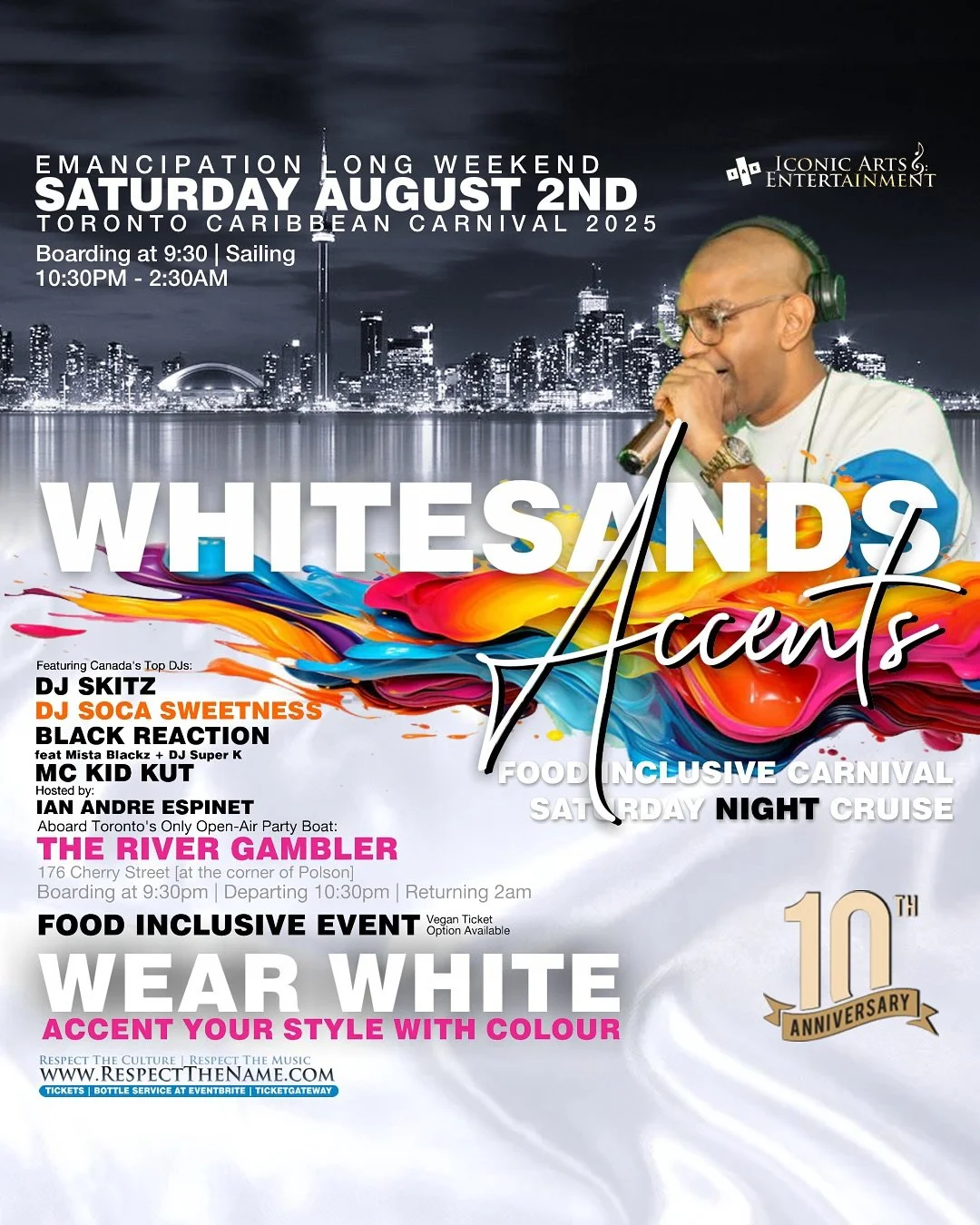 🌴 CANADA&rsquo;S #1 SOCA SELECTOR 🌴
From Soca to Calypso&hellip; Groovy to Power&hellip; Bouyon to Dennery&hellip; Sweetness is bringing VIBES to...

🎉TORONTO CARNIVAL SATURDAY🎉

WHITESANDS
Carnival Night Accent Cruise

Emancipation Weekend 
Satu
