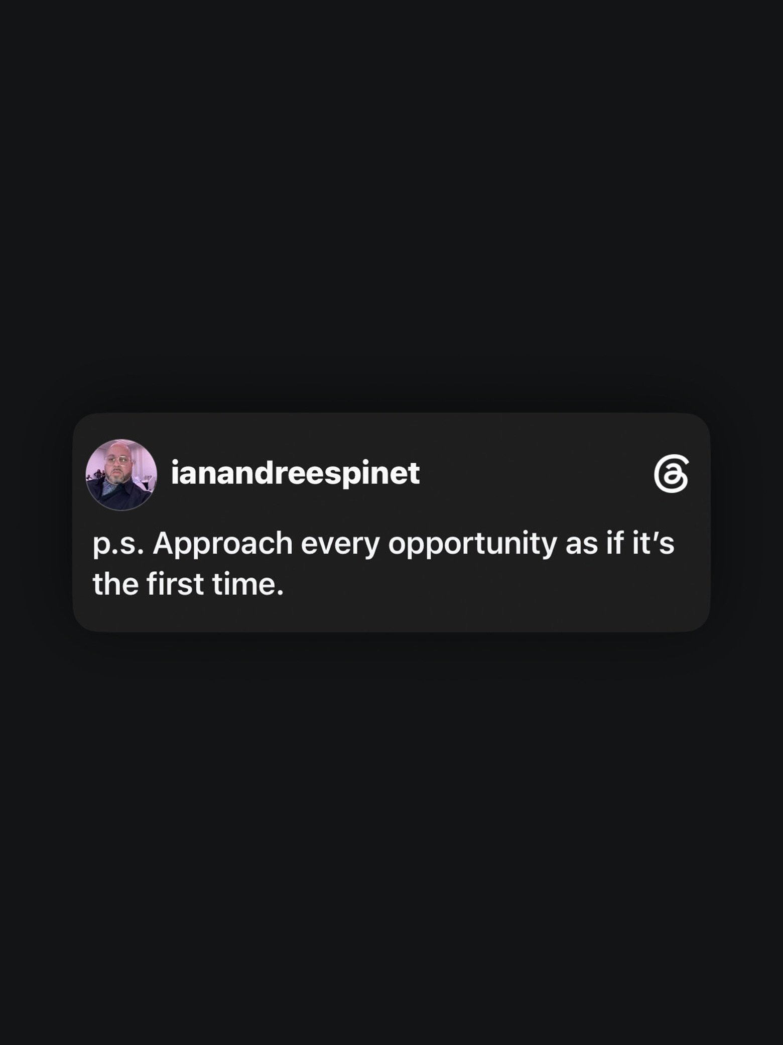 Recently I had a new experience. I&rsquo;ve produced over 1500 events in my tenure. Owned 4 businesses - all which have been successful in their own right. 

And I realized that many people, both who have achieved success and those who haven&rsquo;t,