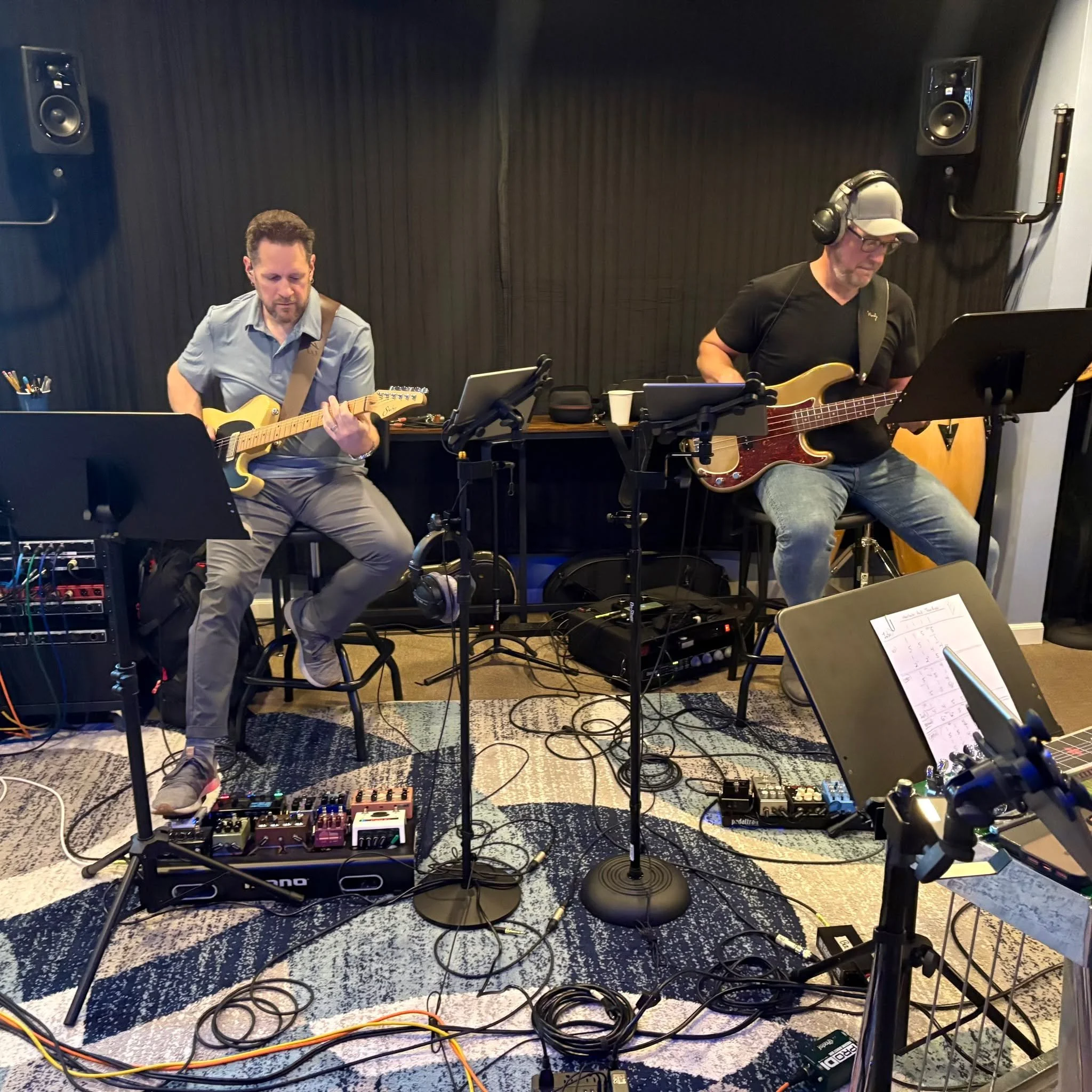 More photos from @mattcastillomusic's live tracking session! 

Reach out to book a session or learn more&mdash;link in bio >>
.
.
.
#hiddencreekmusic #musicproducer #musicproduction #musicstudio #recordingstudio #recordingstudio #bellevuetn #na