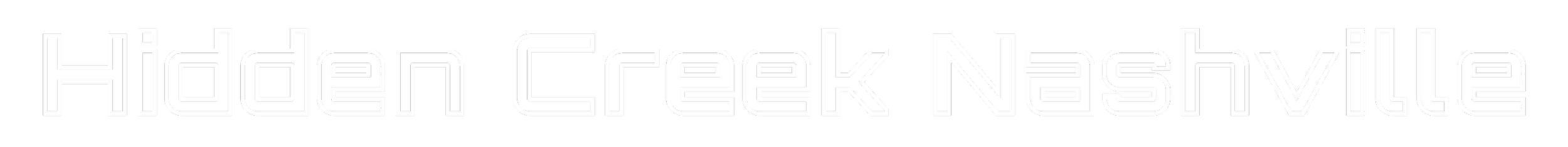 Text reading 'Hidden Creek Nashville' on a black background.