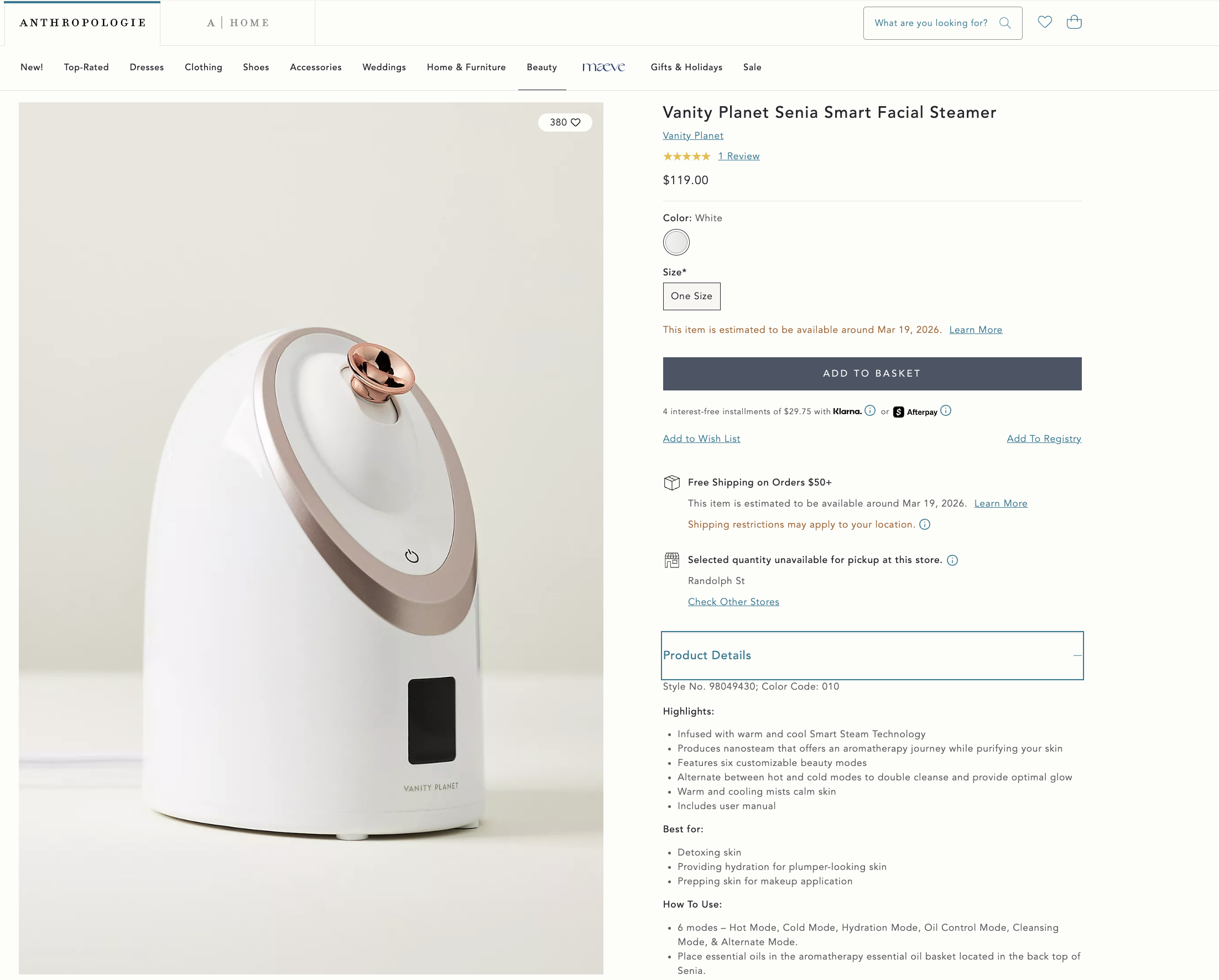 product description page copywriting