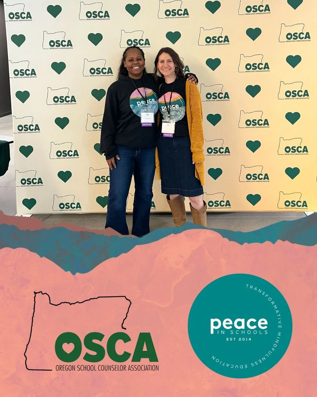 Every year, the Oregon School Counselor Association (OSCA) brings together school counselors, counselor educators, graduate students, and educational leaders from across the state. Zakiya and Maggie were thrilled to host a break out session at last w