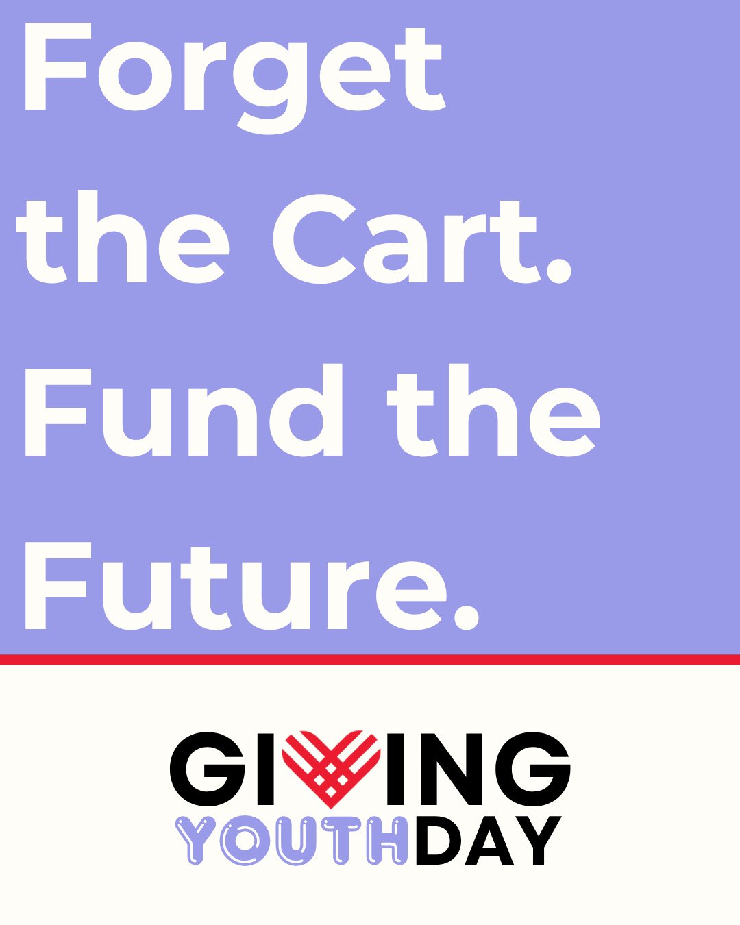 Forget the cart. 🛒➡️🌟 Fund the future.⁠
⁠
This Black Friday, skip the chaos and invest in young leaders instead. 🌱⁠
⁠
#GivingYouthDay is December 1st, with 15 incredible youth orgs, including Peace in Schools, coming together for collective impact