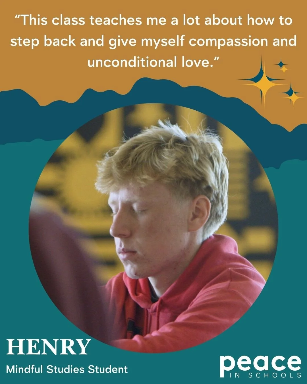 When unconditional love is part of the curriculum ✨️💕🎉⁠
⁠
#HighSchool #PeaceinSchools #MindfulStudies #InnerCurriculum #TransformativeMindfulness #LiberateMindandHeart