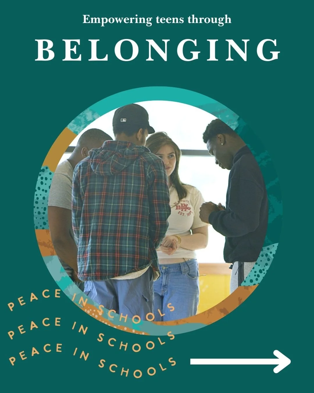 We all yearn for belonging: to be accepted, appreciated, and empowered. ⁠
⁠
As 2025 comes to a close, please consider investing in teens and making a tax-deductible donation to Peace in Schools. ⁠
⁠
➡️ www.peaceinschools.org/donate