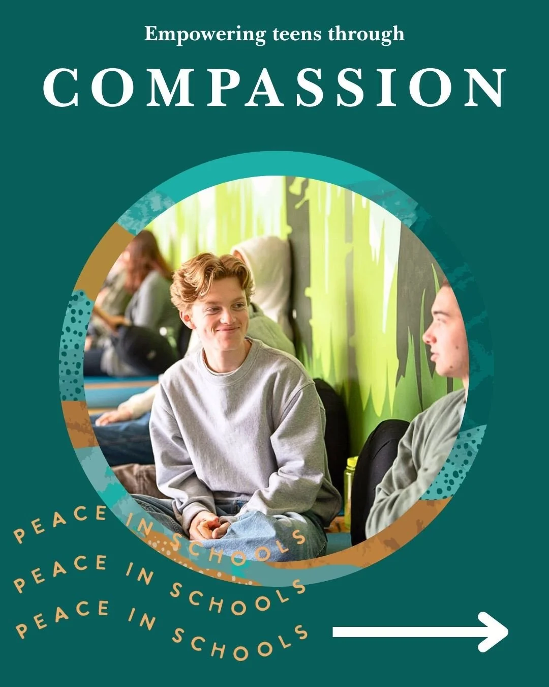 96% of Mindful Studies students report increased self-compassion and compassion for others. ⁠
⁠
At Peace in Schools, we're building a kinder, more compassionate world from the inside out.