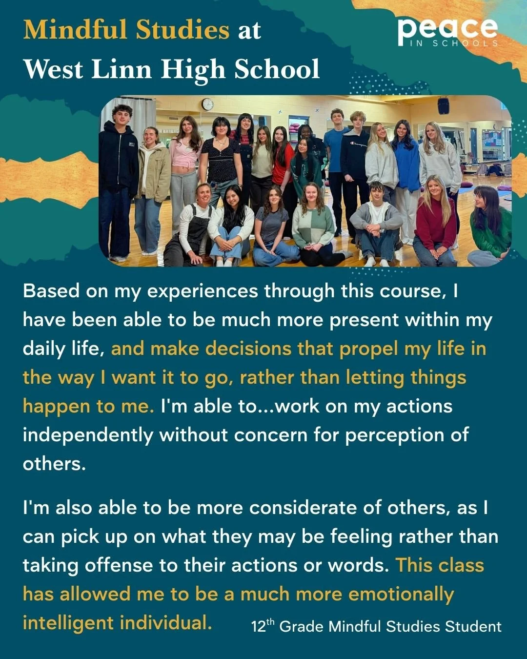 Now that's empowerment. ⁠
⁠
#mindfulness #mindfulstudies #teenwellbeing #peaceinschools #youthempowerment