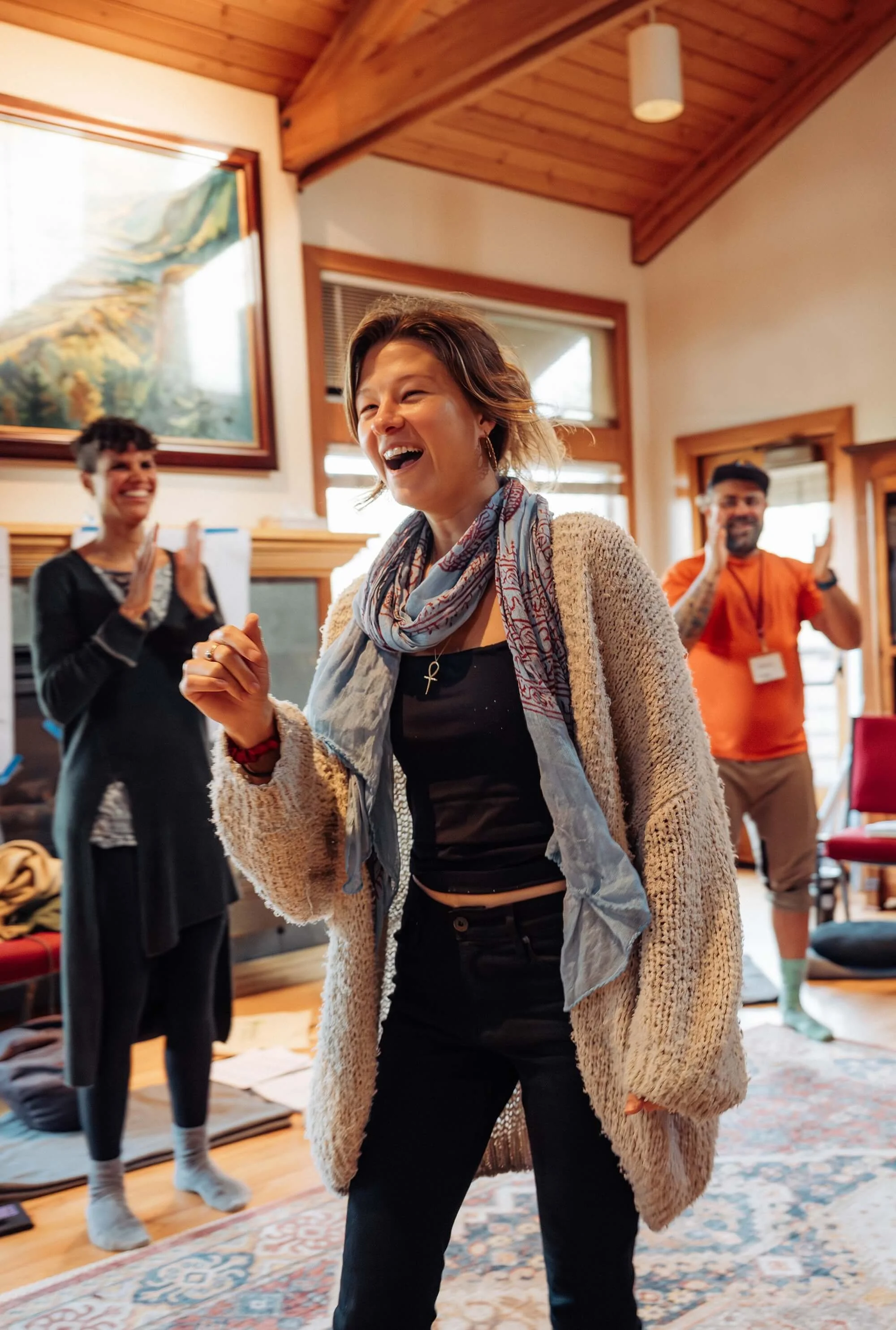 Excited Teacher at Peace in Schools Training